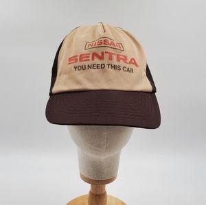 Nissan Sentra Vintage Mesh Snap Back Trucker Hat